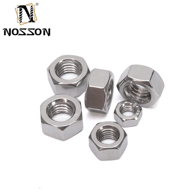 Finozzatura industriale con ossido nero Noccioline a testa esadeca per M1.6 M2 M2.5 M3 M4 M5 M6 M8 M10 M12 M14 M16 M20 SUS 304 316 acciaio inossidabile
