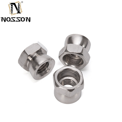 Noccioline di sicurezza in acciaio inossidabile M6 M8 M10 cromate lunghezze da 8 mm a 50 mm per protezione da bulloni e sistema di misurazione metrica