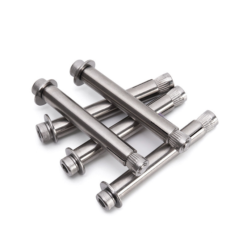 1/2 di diametro Acciaio inossidabile placcato Ancoraggio di espansione bullone vite bullone testa esessuale calcestruzzo per la lunga durata nel sistema metrico