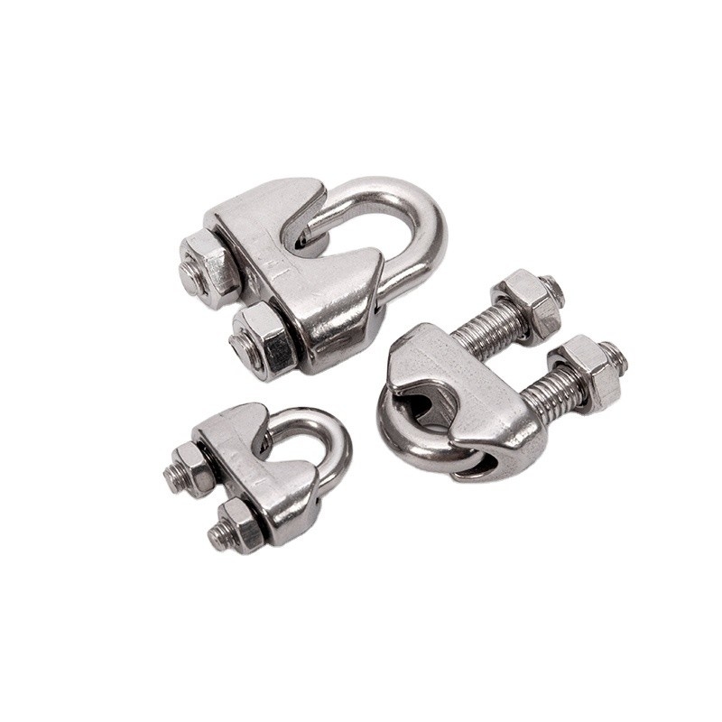 Clampo per l'accoppiamento a corda in acciaio inossidabile in misura metrica per applicazioni da 4,6 mm a 7,9 mm a 10 mm e 12 mm