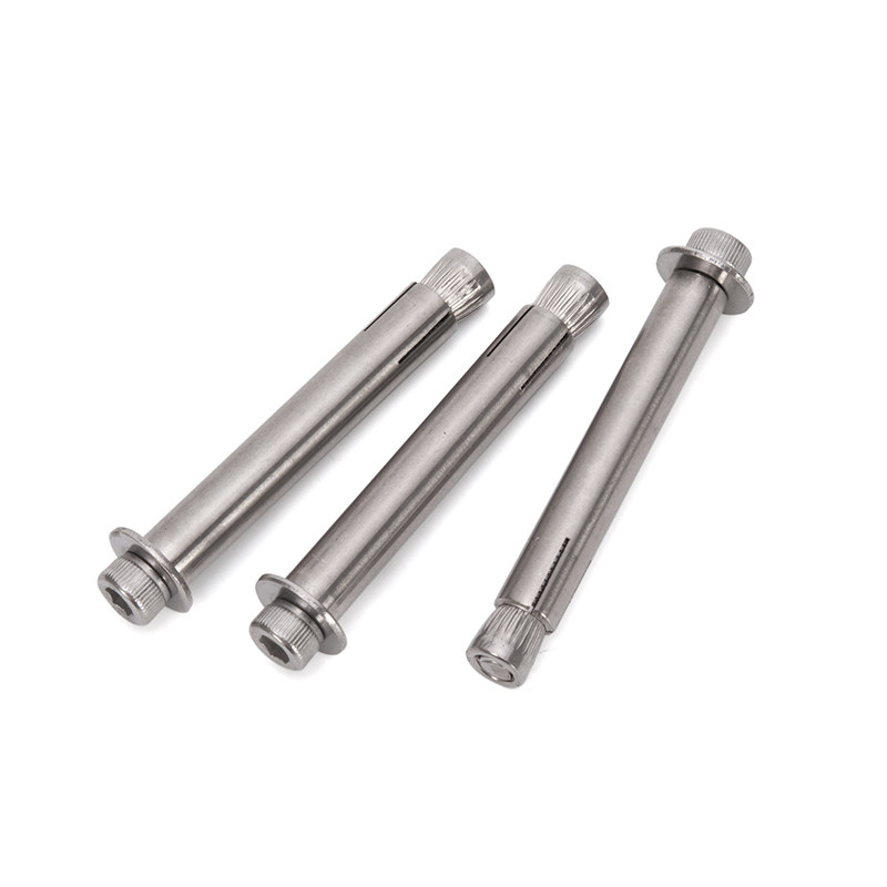 Diametro metrico 1/2 Stock SS304 Sleeve Anchors Acciaio inossidabile Hex Socket Pan Head Expansion Anchor Bolt per la costruzione