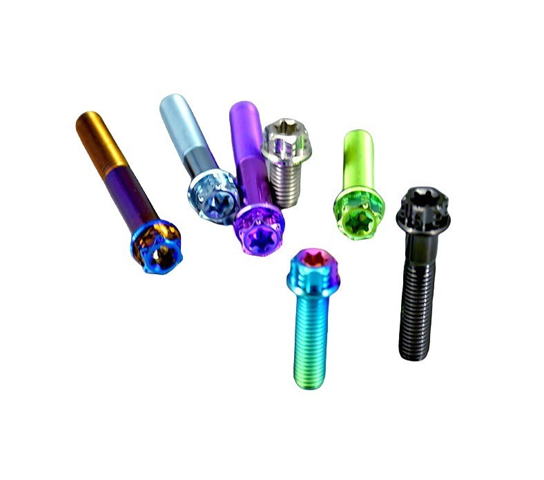 Fornitura diretta di bulloni e viti in lega di titanio GR5 per la personalizzazione di motociclette in misura INCH Standard ISO