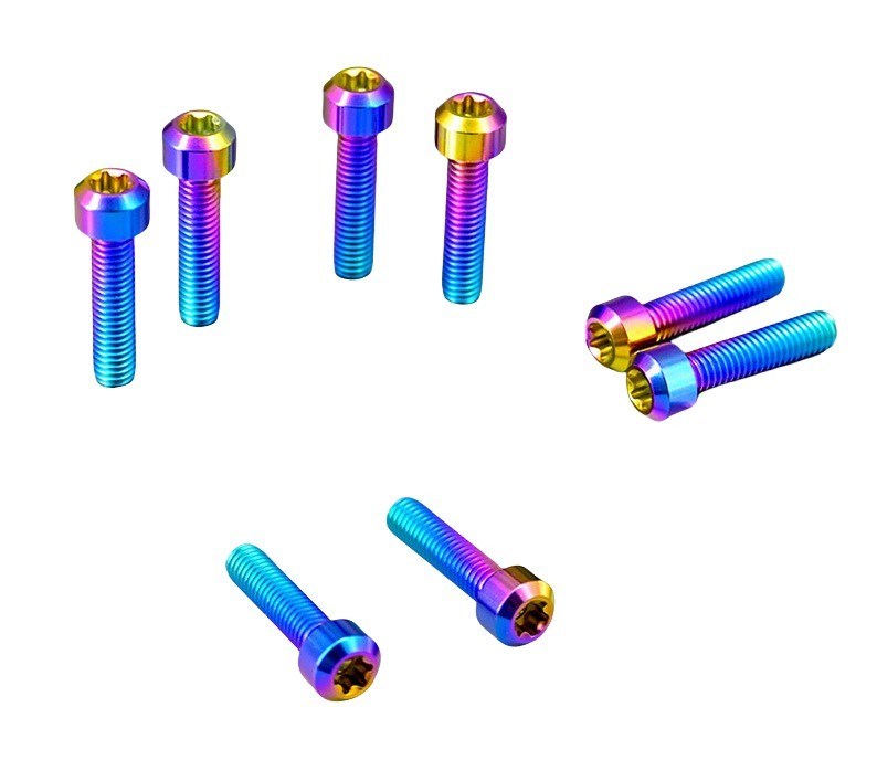 JIS Standard ZINC Finish Durable M6 * 40mm Titanio Lega Torx testa bulloni vite per motore ruota anteriore Hub scooter