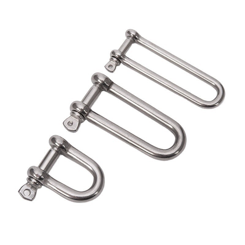 Acciaio inossidabile metrico Long D Forged Screw Pin Anchor Shackle per prestazioni resistenti alla corrosione