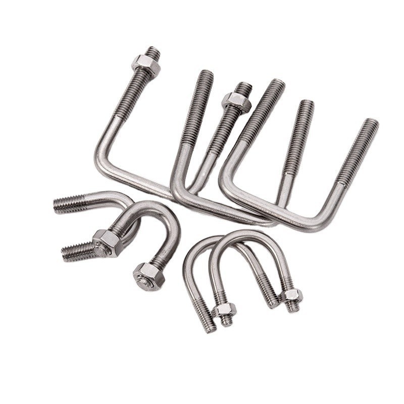 Bolt U a piega rotonda galvanizzata per M3 M4 M5 M6 M8 M10 M12 M16 M20 in finitura semplice secondo lo standard JIS