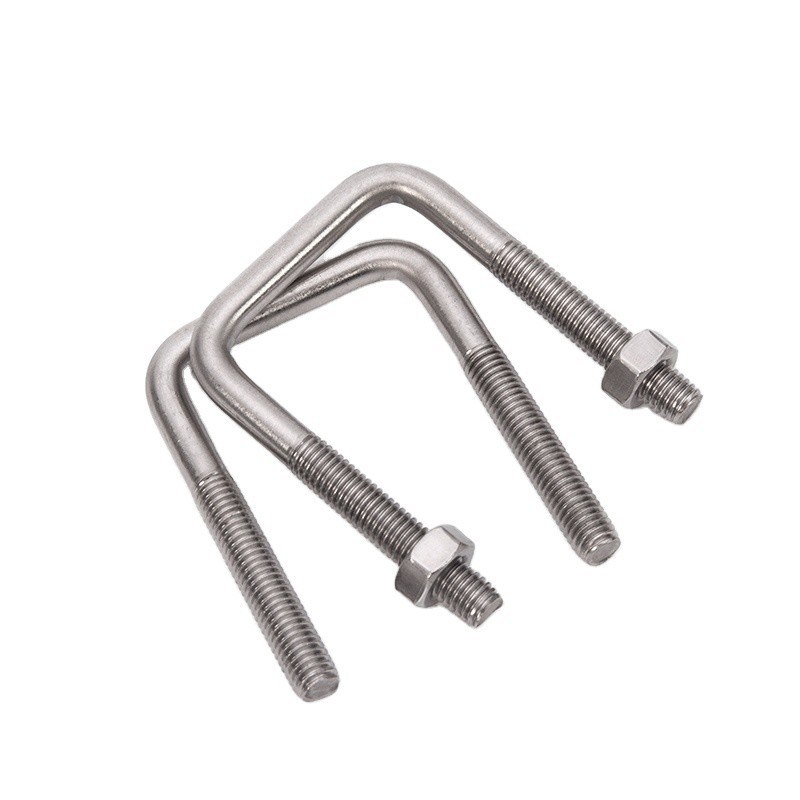 Bolt U resistente alla corrosione M8 M10 M12 M16 Acciaio al carbonio galvanizzato inossidabile per camion