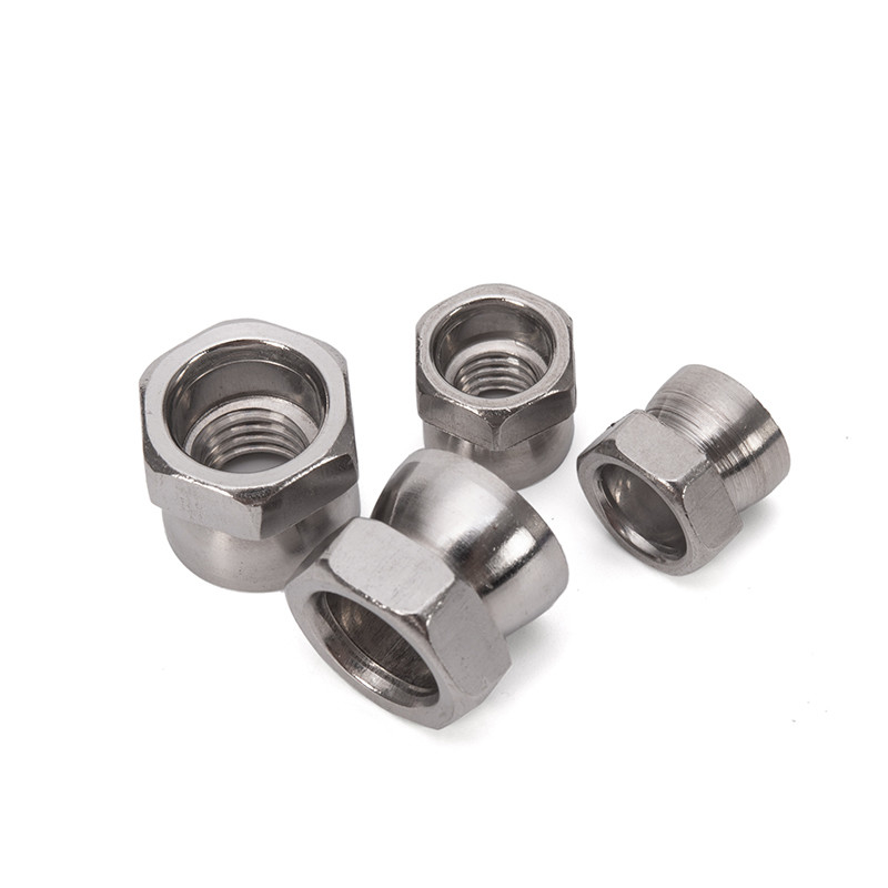 Trattamento della superficie galvanizzata M3 Acciaio inossidabile Hex Flange Nut Lunghezza di bullone 12 mm per attrezzature minerarie e mediche