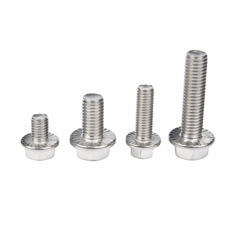 M8 a M27 di taglia rivestita di zinco bulloni di carrello in acciaio al carbonio di finitura piana con flange esessuale e grado 8.8/10.9/12.9 Standard