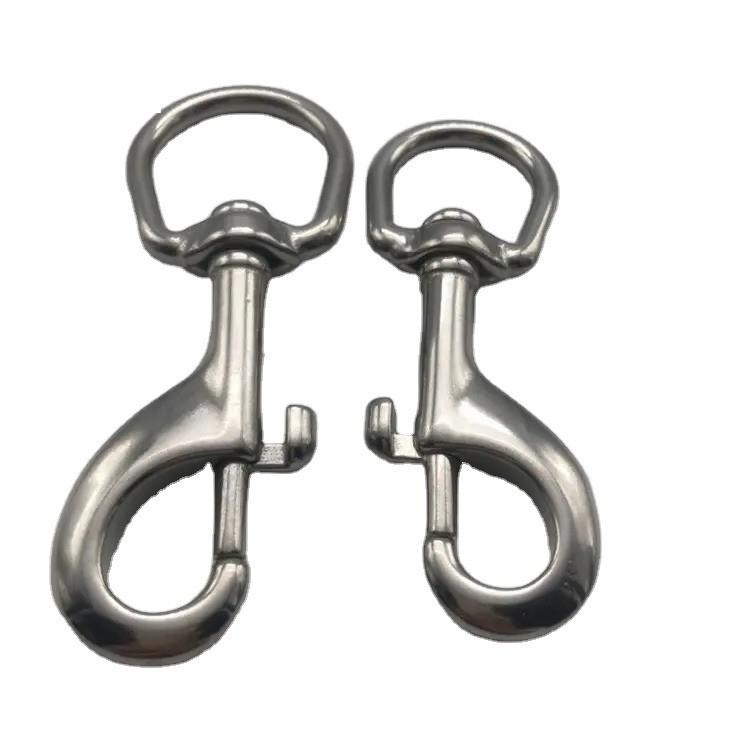 JIS Standard AISI304/316 Cerniera in acciaio inossidabile Snap Swivel Carabiner Hook per Dog Leash Webbing Immersione m3 m4 m5 m6 m8 m10 m12 1/4 3/8 5/16