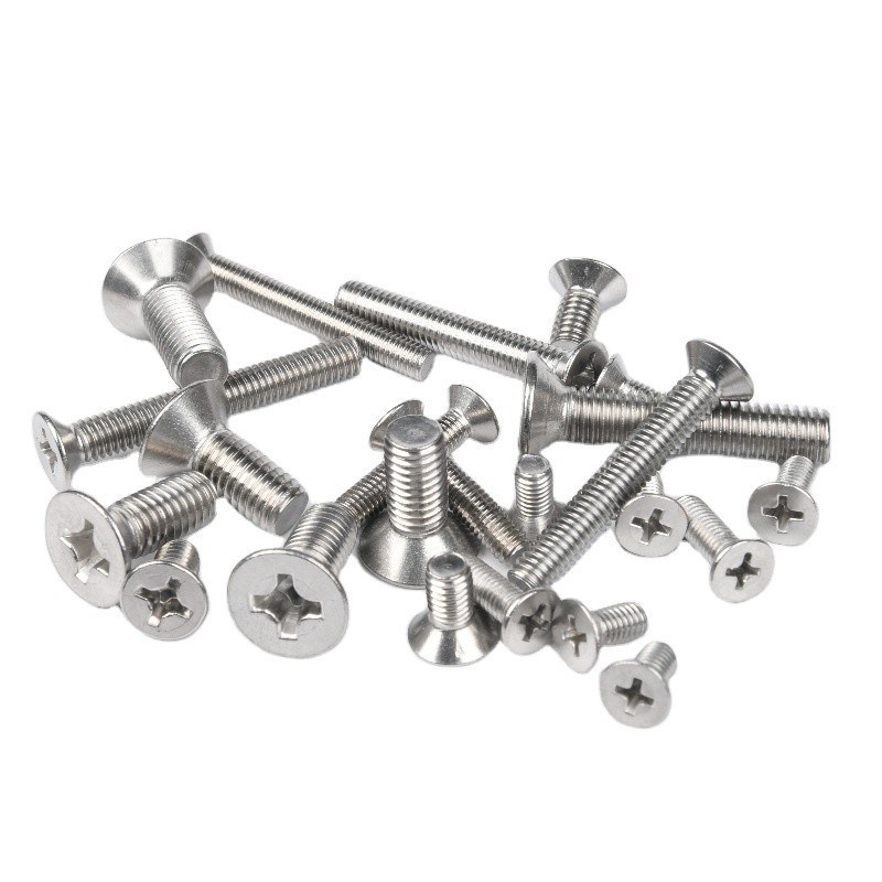 ANSI/ASME Standard Steel Countersunk Head Cross Recessed Machine Screws per il sistema di misurazione INCH resistente alla corrosione