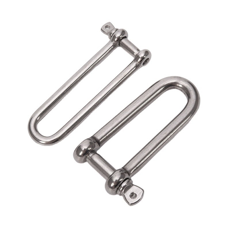 8 mm lucidato Marine D-type DIN82101 Heavy Duty Hardware Chain With Coller Pin per il sollevamento nelle soluzioni dell'industria al dettaglio