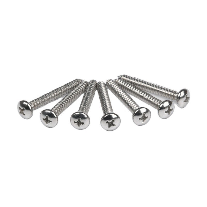 Sistema di misurazione metrica in acciaio inossidabile o zinco placcato 12 mm Pan Head Thread Forming Self Tapping Screws for Industrial
