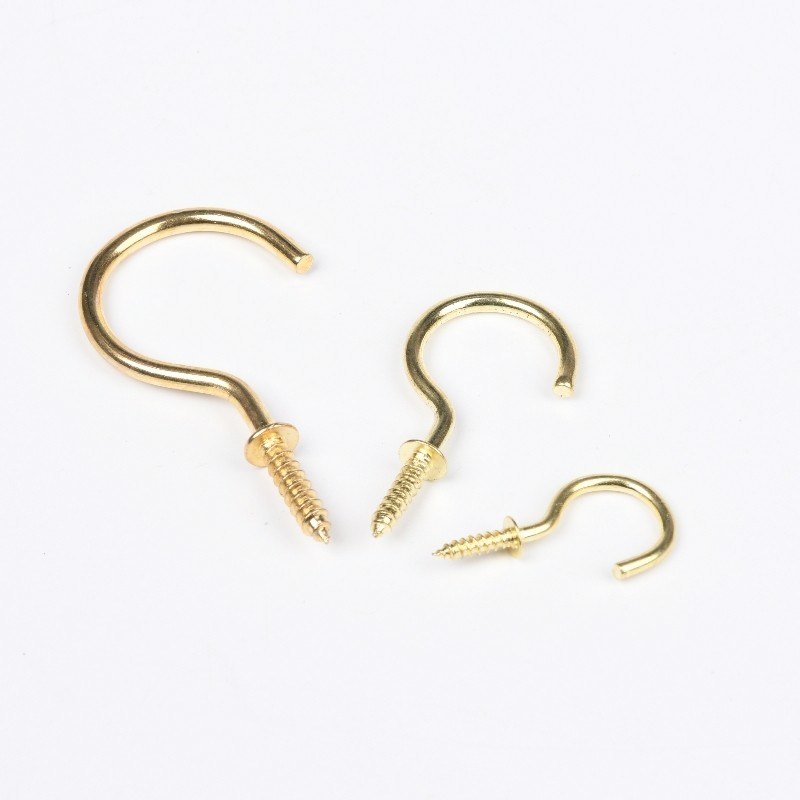 Acciaio inossidabile Rondo gancio ornamentale bulloni per gli occhi M2.5 viti di auto-toccaggio per sistema di misurazione INCH