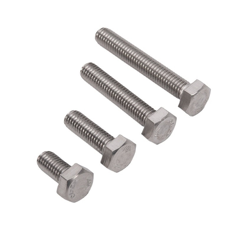 Zinc rivestito ISO Standard Custom Long Stainless Steel Carbon Hexagon Hex Head Titanio Stainless Steel bullone e nocciolo e bullone bulloni hex