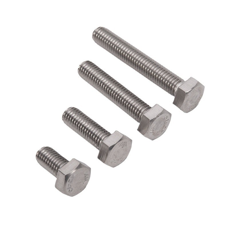 Zinc rivestito JIS Standard Hex Bolt in acciaio inossidabile M3 M4 M5 M6 Bolt di tutte le dimensioni con testa e finitura HEX personalizzati