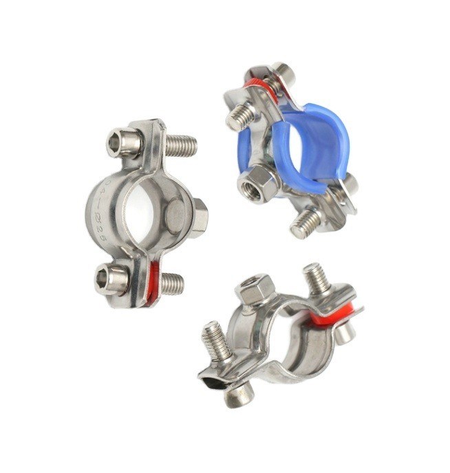 Acciaio inossidabile supporto personalizzato pugno veloce di gomma rivestito per tubi per isolamento di tubi standard 16-300mm