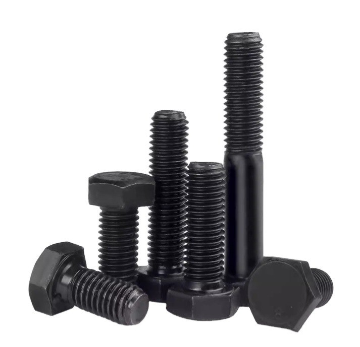 Cerniera a testa esessuale in acciaio ossido nero di grado industriale con dadi M3 M4 M5 M6 M8 M10 M12 M14 M16 M20 GB Standard Grade 10.9