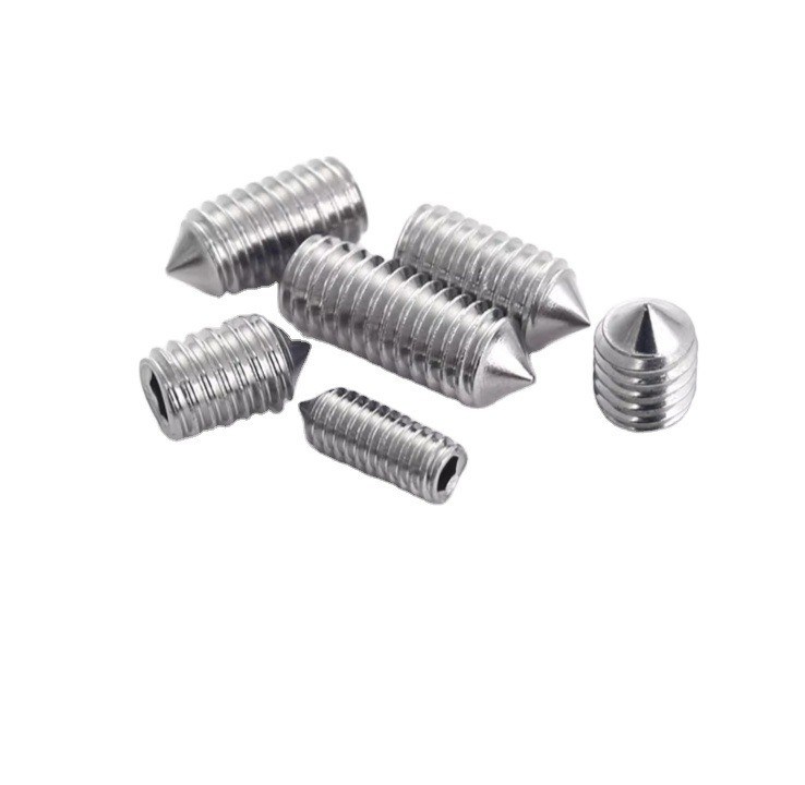 Pan Head Hexagon Allen Screw Flat Point OEM ottone in acciaio inossidabile viti vuote con punta di nylon personalizzata e finitura semplice