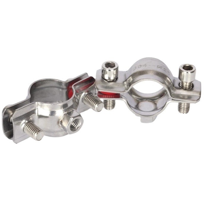 Clampe e inserti per tubi standard o non standard Misurazione metrica Clampe di gomma di sella di metallo con pinze P Applicatio industria
