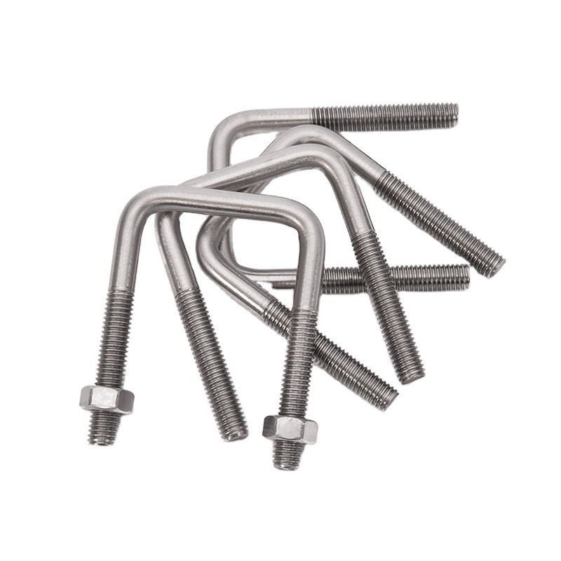 Acciaio inossidabile 316 bulloni U rotondi piatti DIN1142 Speciali per M3 M4 M5 M6 M8 M10 M12 M16 M20 ANSI/ASME