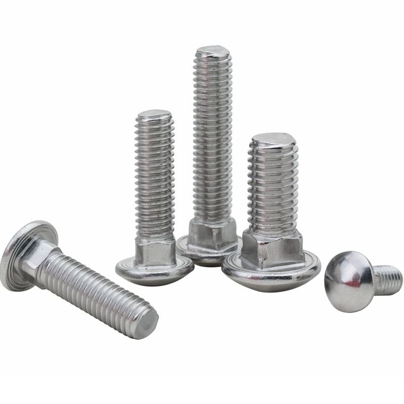 Finitura semplice SS304 SS316 Autobus galvanizzato Bolt Nut M4 M5 M6 M8 M10 con acciaio di grado A2-70/A4-80/304/316 e di grado elevato