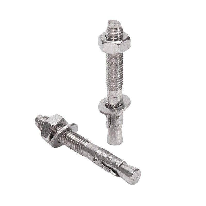 ISO Standard A2 A4-70 A4-80 S304 SS316 316L Stainless Steel Sleeve Wedge Anchor Bolt per la costruzione m12 Diametro