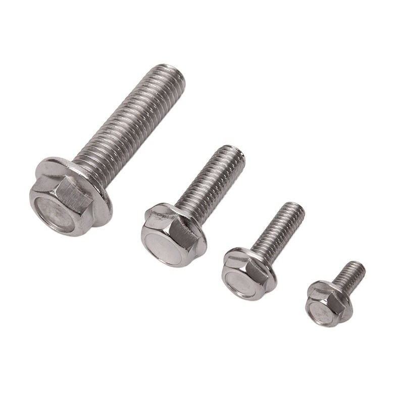 M6 M8 M10 3/8&quot; 1/4 20 Grado 12.9 8.8 Zinc Acciaio inossidabile 310S Titanio bullone con testa bullone flange