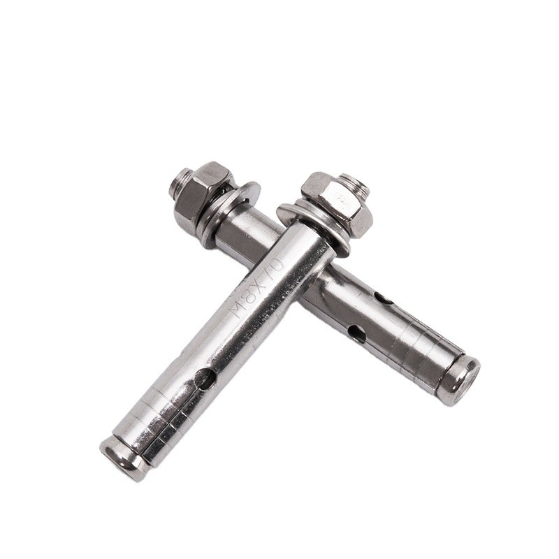 Acciaio inossidabile metrico Hex Nut manica buco rotondo corpo lavastoviglie piatta e lavastoviglie di molla Ancoraggio bullone Finire vita più lunga TiCN Capacità 700