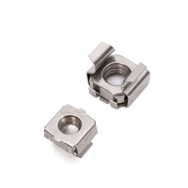 Sistema di misurazione metrica Acciaio inossidabile quadrato M6 Noci di gabbia bulloni M10 M3 clip con DIN standard e finitura di ossido nero