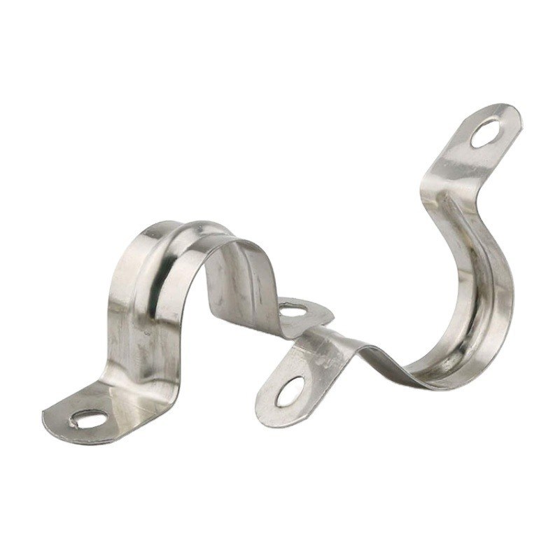 Clampe per tubi in acciaio inossidabile con colletto di zinc personalizzato Clampada di carico pesante per il supporto OEM nei processi di produzione