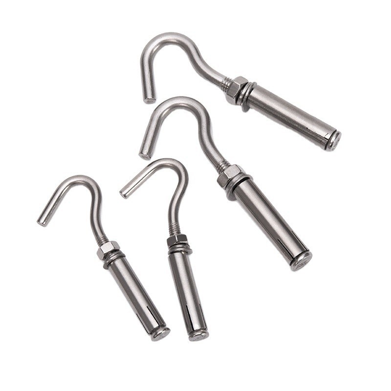 Finitura nera M8 M18 acciaio inossidabile SS304 SS316 A2 A4 J tipo bullone di ancoraggio per applicazioni industriali e di costruzione