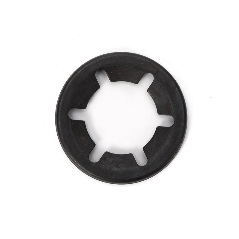 Finitura semplice M3-M6 Acciaio inossidabile/acciaio a molla Nero Stella interna di blocco di clip Lavatrice Clampada di prugna di ritenuta Starlock Lavatrice per l'albero