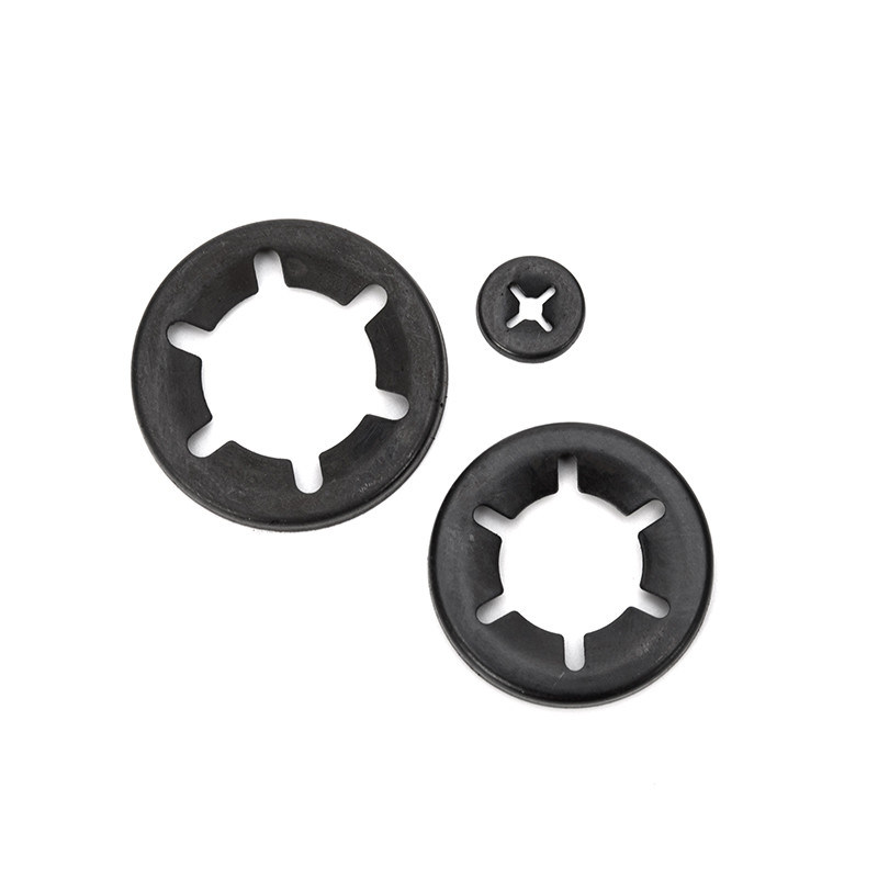 Acciaio nero Starlock Lavatrici di serratura dei denti interni Essenziali per l'estrazione mineraria e M3M4M5M6M8M10M12M14M16M18M20M22M24M27m30 Dimensioni