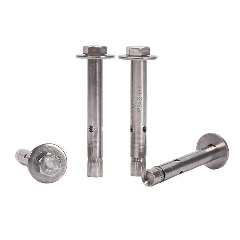 Acciaio inossidabile Testa esagonale di cemento per ancoraggio bullone M6M8M10M12 Capacità 700 Blu Diametro 5/16 IN TiCN