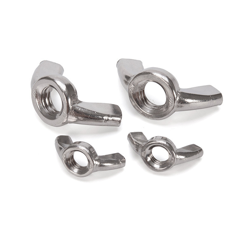 Acciaio inossidabile 304/316 Noci di farfalla con finitura galvanizzata Sistema di misurazione metrica standard JIS Durable