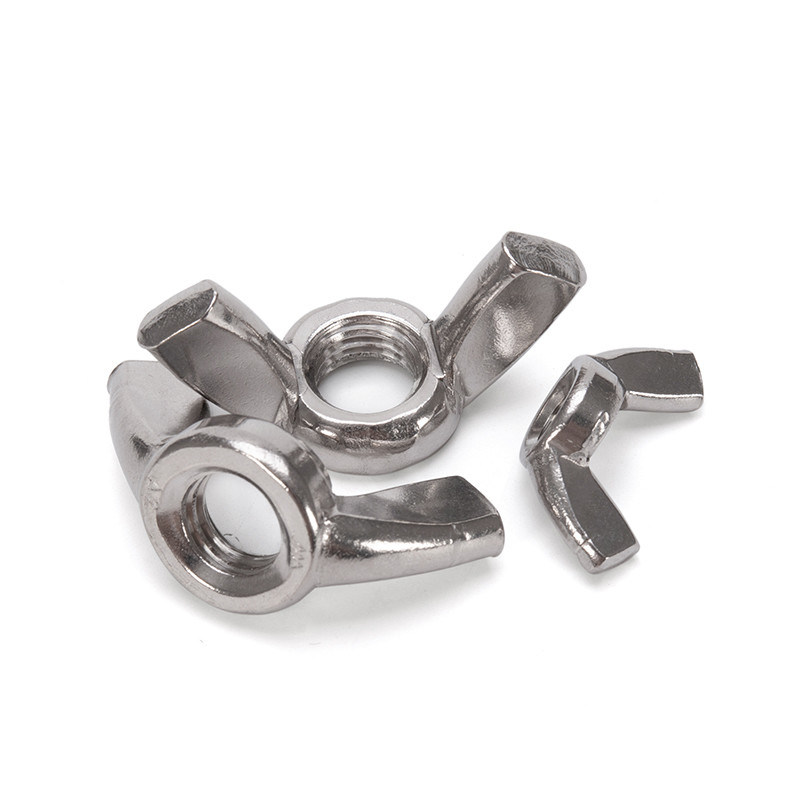 ISO Standard Black Oxide Finish Galvanized Butterfly Nuts Precision Casting Acciaio al carbonio Acciaio inossidabile Chiusura di ali di Noce per durevole