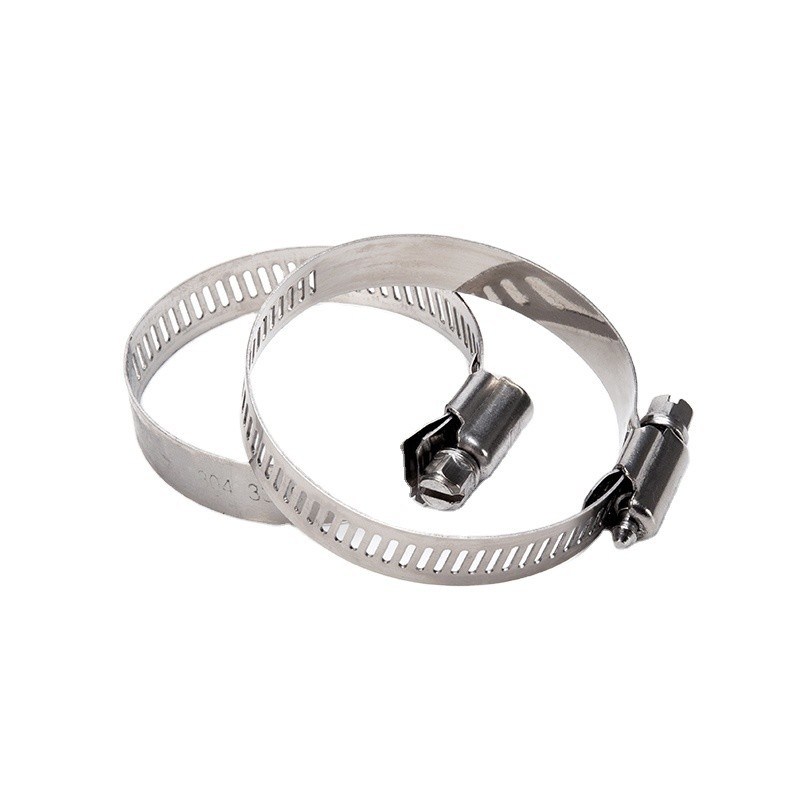 Superficie Piano Americano Regolabile Pipe Clamp Worm Gear 201 304 in acciaio inossidabile Hose Clamps 10-16 con Zinc Finish Sample