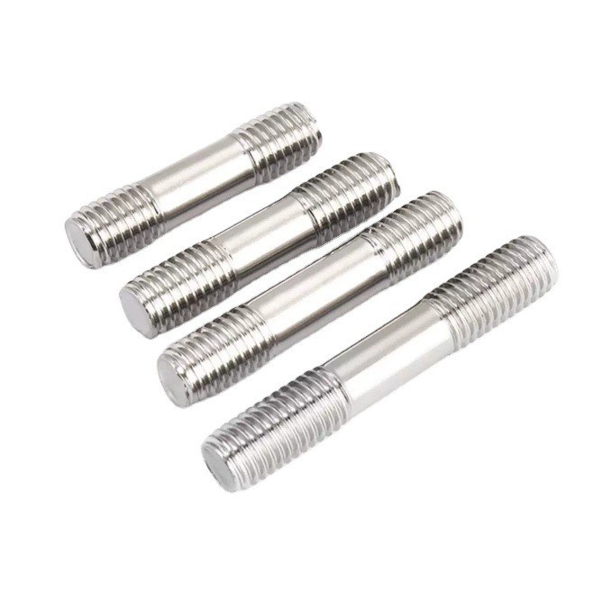 DIN Standard Zinc Finish Double Bolt Rod Stud Bolt a filo per applicazioni industriali e M3 M4 M5 M6 M8 M10 M12 M16 M20