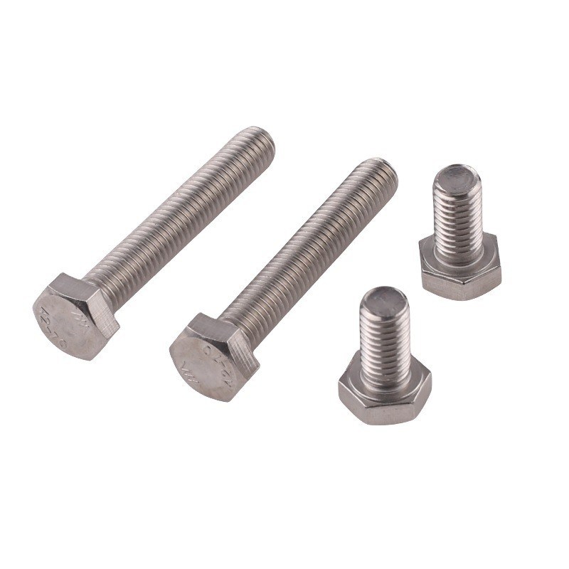 Sistema di misurazione metrico di finitura semplice di grado 8.8 bulloni e dadi esessuali M6-M36 M10 DIN933 934 per applicazioni pesanti