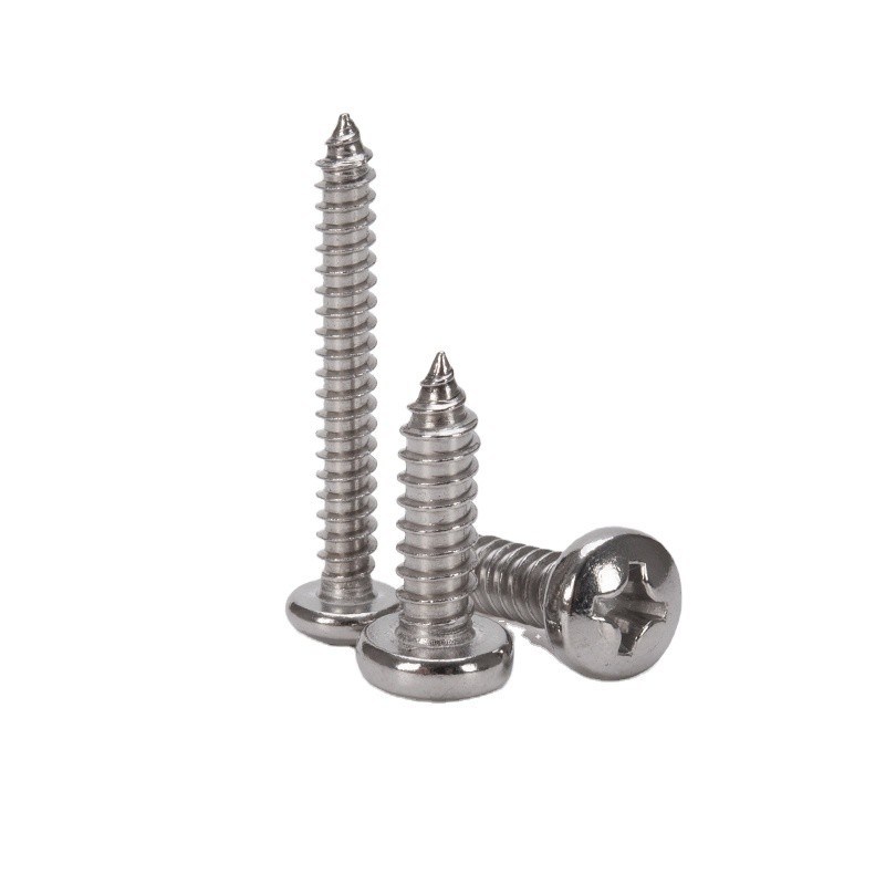 In acciaio inossidabile 304 Truss Pan Funghi Testa ombrello Croce Legno Self Tapping vite con sistema di misurazione INCH