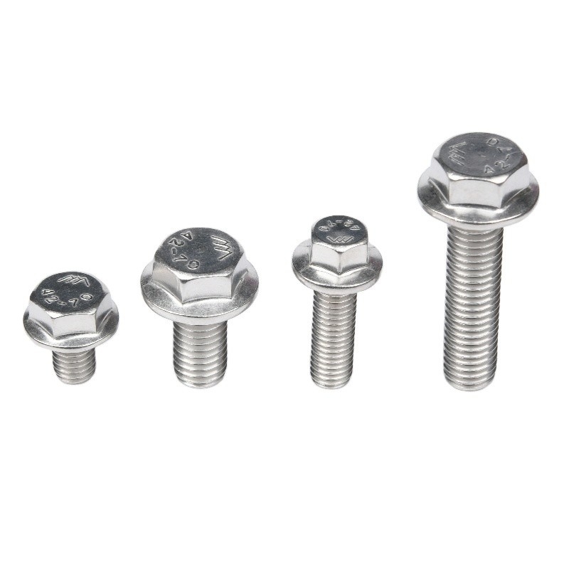 Bulloni a testa tonda Bullone flangiato a testa esagonale con testa esagonale in acciaio inossidabile con finitura in zinco Super Duplex SAF2205 2507 A286 DIN6921