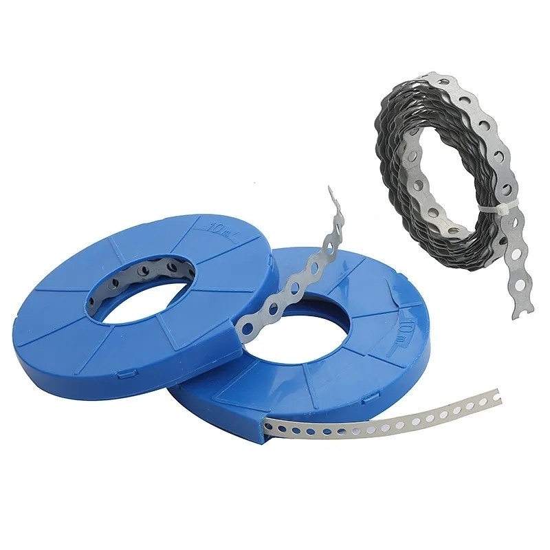 100% QC Passato Alta Durabilità Nastro d'acciaio perforato Nastro di plastica spruzzato Metallo Bianco e duraturo Performance Larghezza 12 mm
