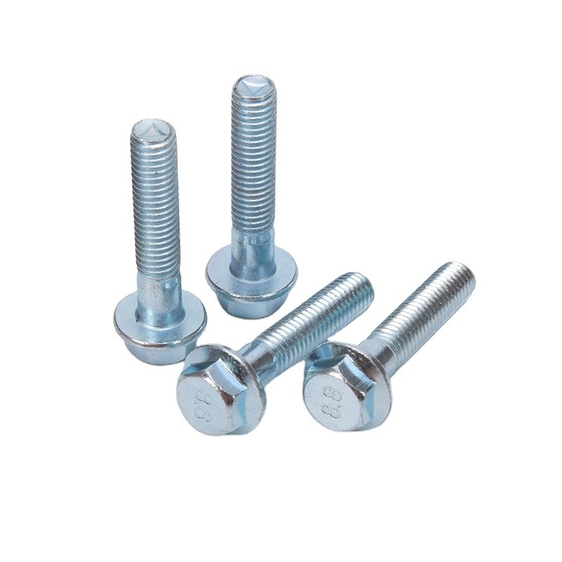 Acciaio al carbonio di alta qualità A2-70 5/16 Flanged Hex Head Bolts Fully Threaded 5/16 &quot;-18 x 3/4&quot; Grade 5 per le esigenze del cliente