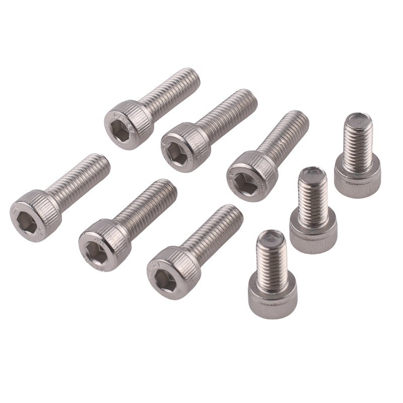 JIS M1.6-M24 Compliant ISO Stainless Steel Hex Socket Cap Head Screws Standard JIS ISO