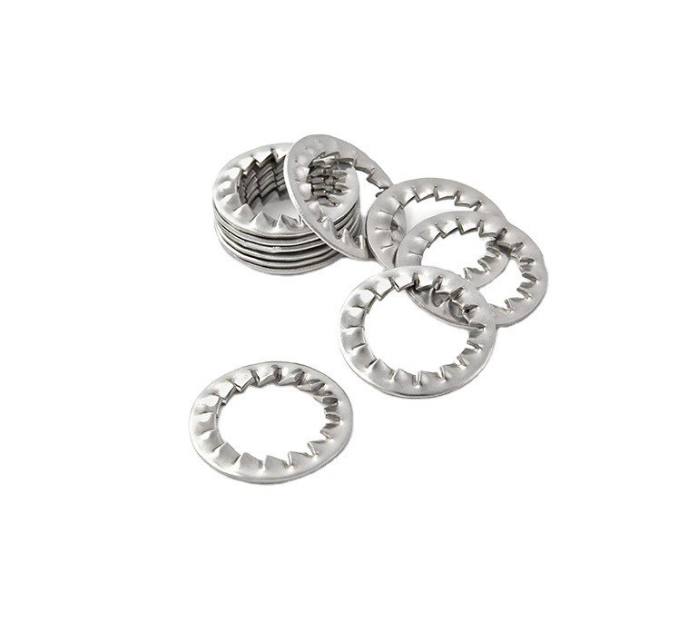 Zinc Finish in acciaio inossidabile Lavatrice di serratura interna per denti a stella per una maggiore durata M6 M8 M10 M12M14 M16M18M20M22M24M27m30