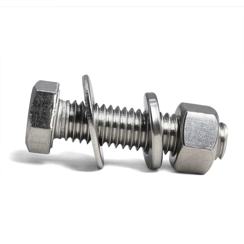 GB Standard M1.6 M2 M2.5 M3 M4 M5 M6 M8 M10 M12 M14 M16 M20 ZINCO PLATED Hex Head Bolts per prestazioni durevoli