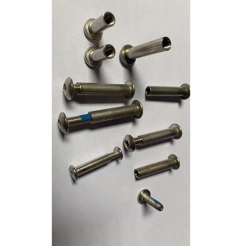 Fabbricante di fissaggi in acciaio inossidabile di ferro zincato coltello manico all'albero vite per misurazione INCH