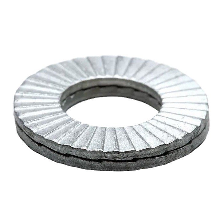 Dacromet Finish in acciaio inossidabile doppia piega auto-bloccante cucitore di lucchetto di cuneo DIN Standard per acciaio al carbonio e zinc Finish