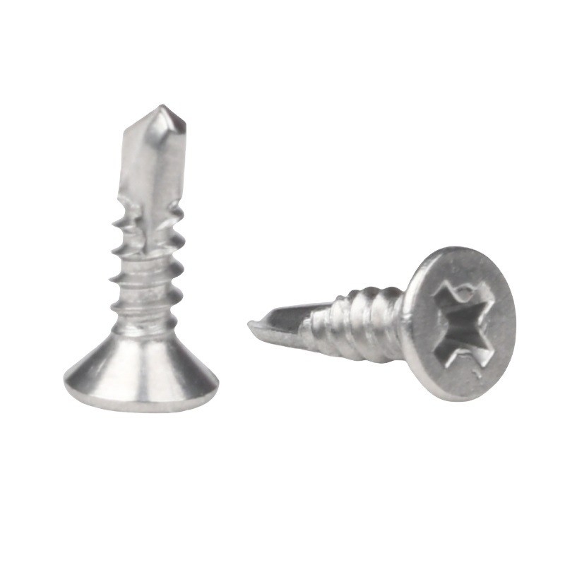 ST4.2 Sistema metrico di misurazione Acciaio al carbonio Dacromet Hex Head Screw auto-perforazione con flangia per la resistenza industriale