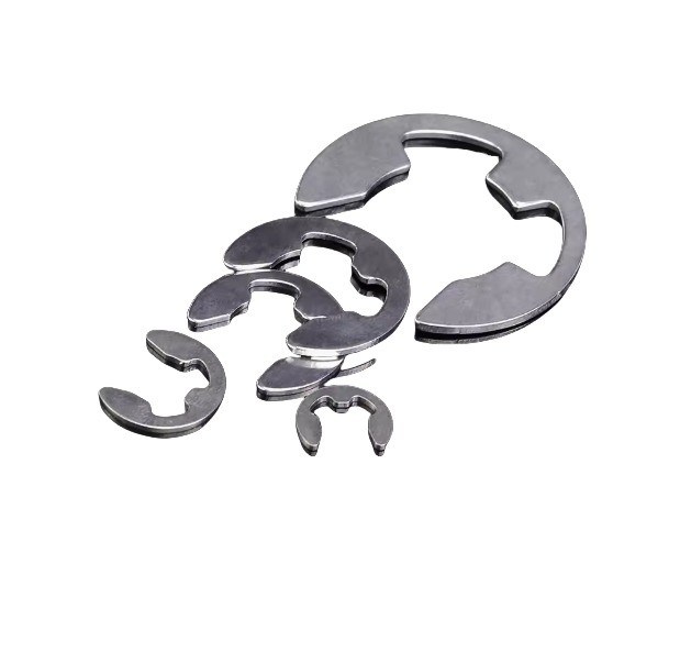 Applicazione sanitaria Cuneo stile anelli di ritenuta metrici Lavatrice per l'albero ZINC Finitura in acciaio inossidabile M4 M5 M6 DIN6799 E clip
